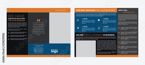 Corporate Trifold Brochure Design Template