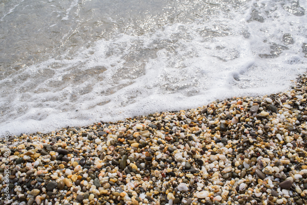 The shore of the Black Sea. Warm air and sea, tourism and pleasure The shore of the Black Sea. Warm air and sea, tourism and pleasure