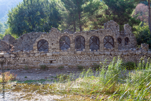 View on the ancient ruins o...