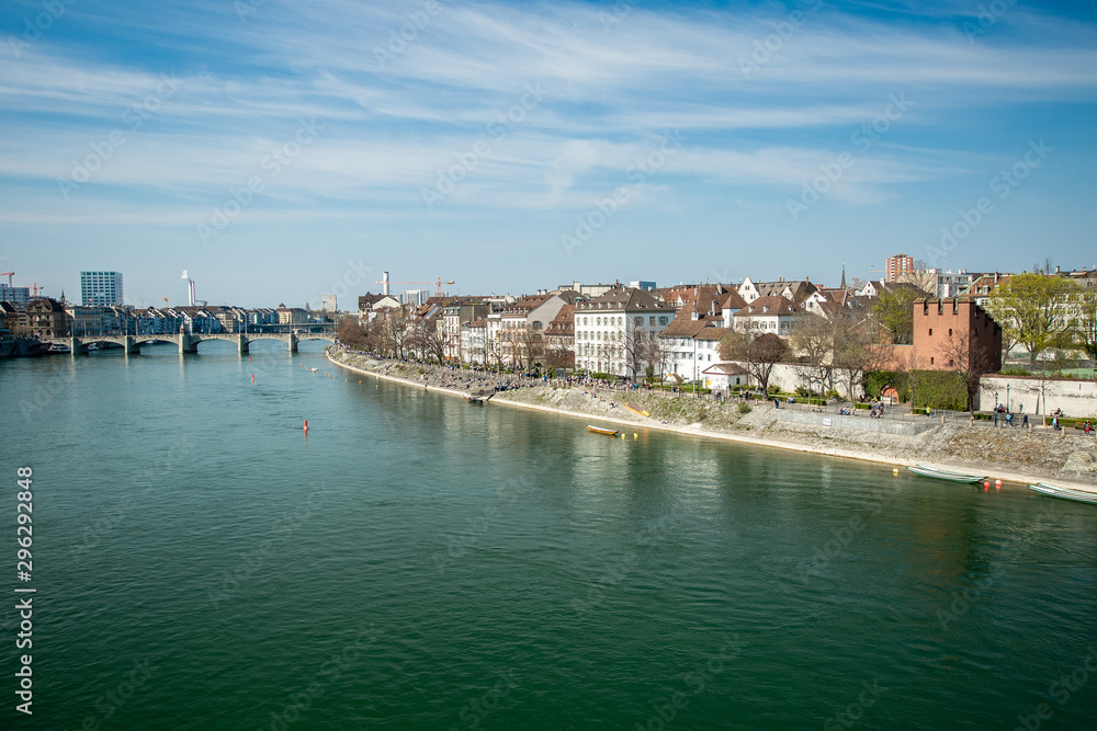 Basel city, switzerland, Rhin river