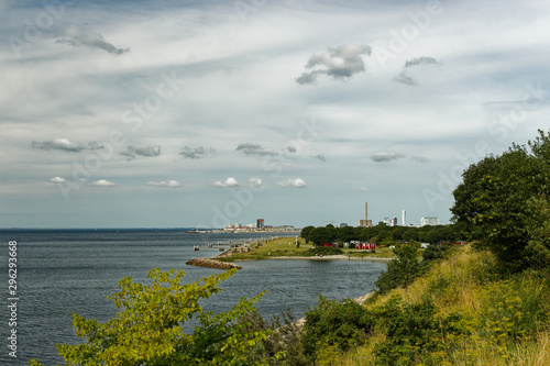 Malmö Ansicht von der Öresundbrücke