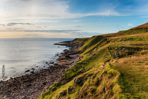 Grassy cliffs at Stoer Head