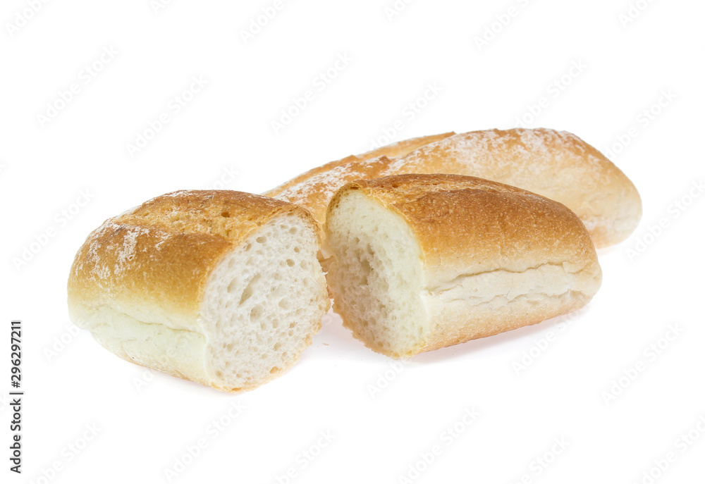 Bread isolated on white background Bread isolated on white background