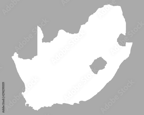 Karte von S  dafrika