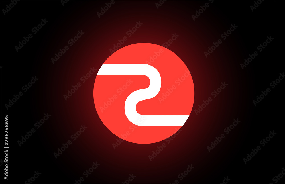 Naklejka premium letter Z orange white logo alphabet for company logo icon design