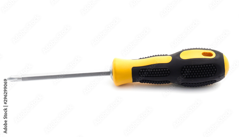 Screwdriver on isolated white background Screwdriver on isolated white background