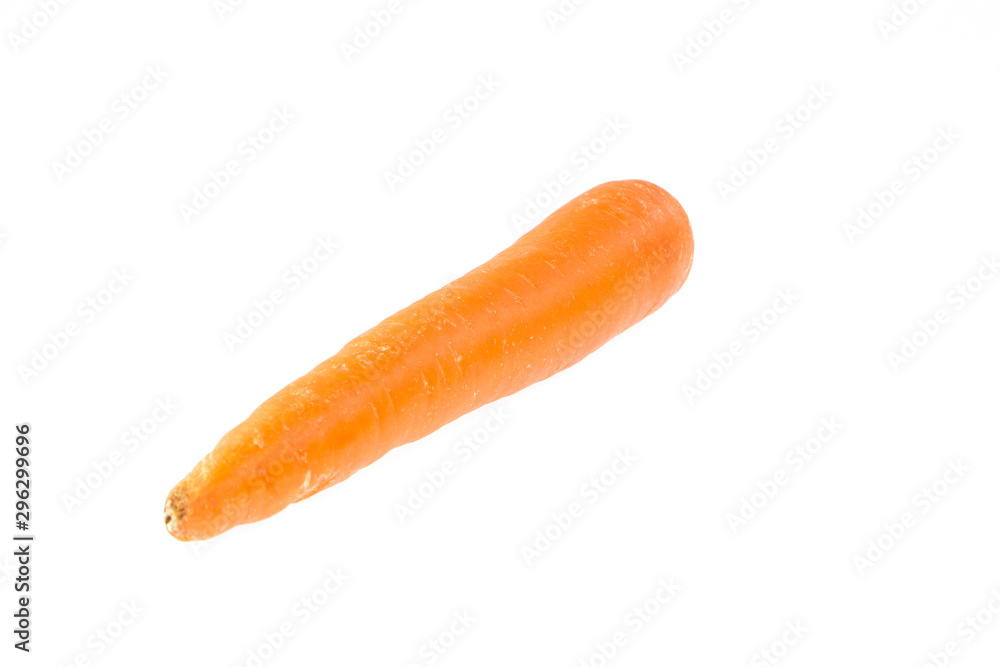 Fresh carrot isolated on white Fresh carrot isolated on white