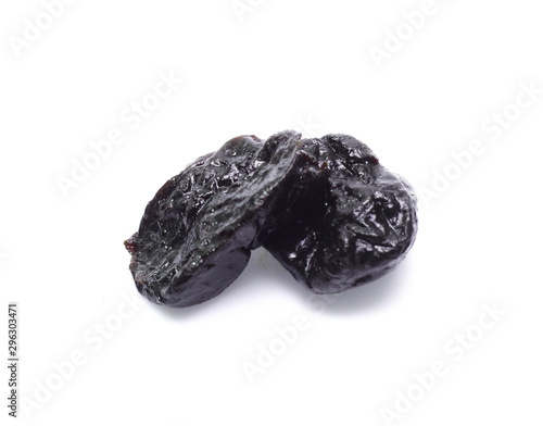 Wallpaper Mural Dry prunes set isolated on white background Torontodigital.ca