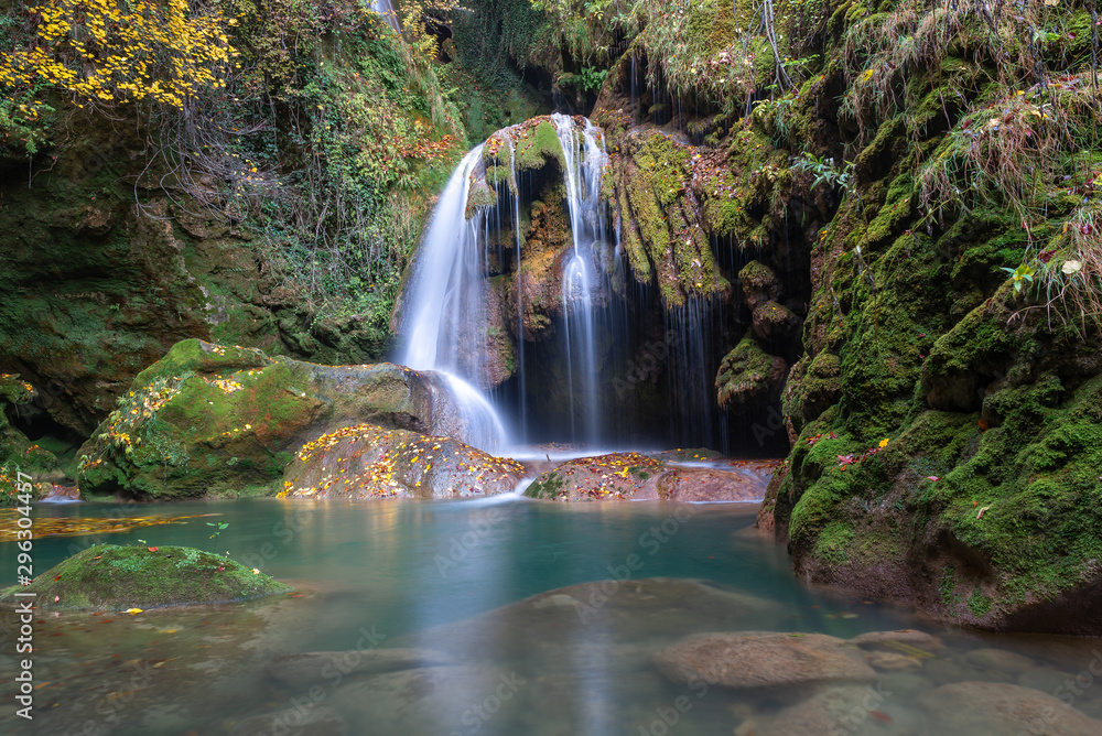 Source of Urederra river in Urbasa mountain range, Navarre, Spain Source of Urederra river in Urbasa mountain range, Navarre, Spain