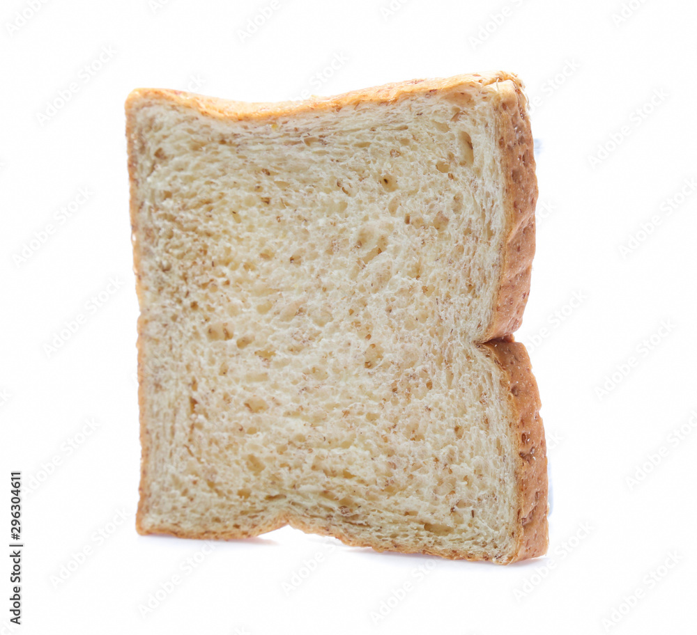 sliced bread isolated on white background sliced bread isolated on white background