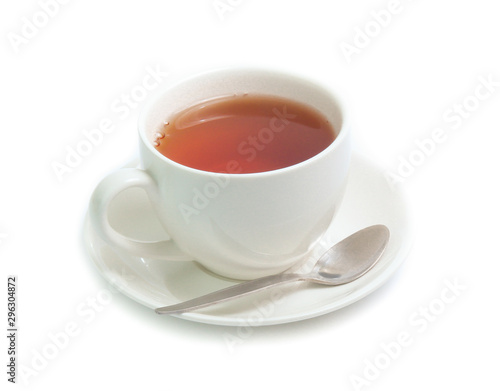 Cup of tea isolated on white background