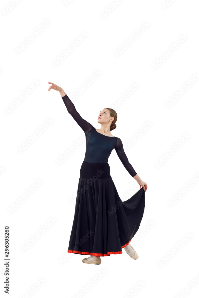 Actress Russian ballet,young ballet dancer performing complex elements on a white background ,awesome dance event demonstration Actress Russian ballet,young ballet dancer performing complex elements on a white background ,awesome dance event demonstration