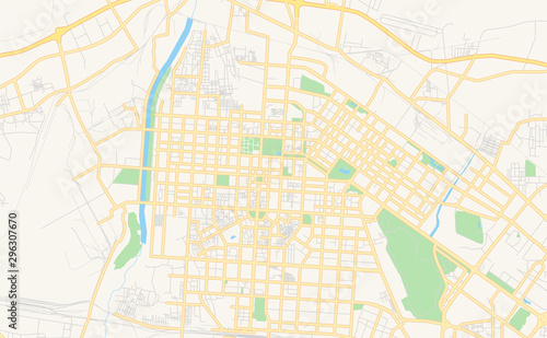 Printable street map of Baotou  China