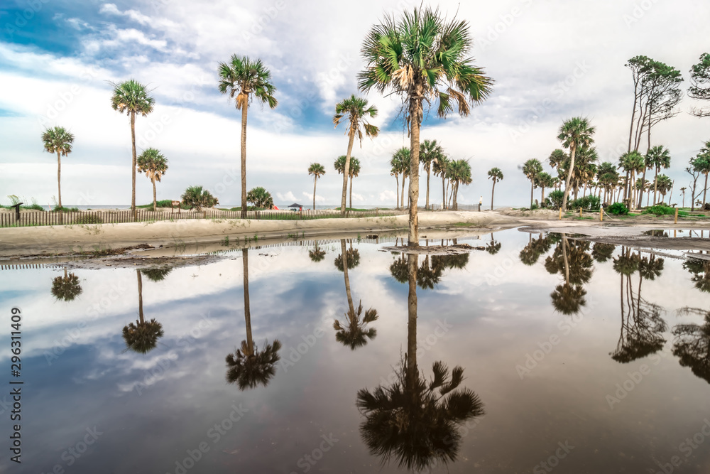 Obraz premium hunting island south carolina beach scenes