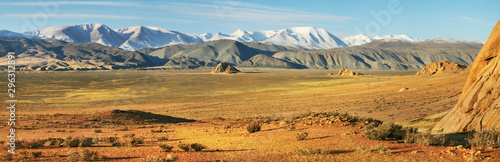 Typical landscapes of Mongolia Fototapet