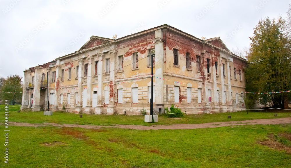 Old architecture. Ruins of an estate