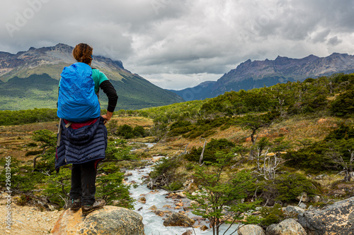 Feuerland Patagonien Ushuaia Laguna Esmeralda wandern photo