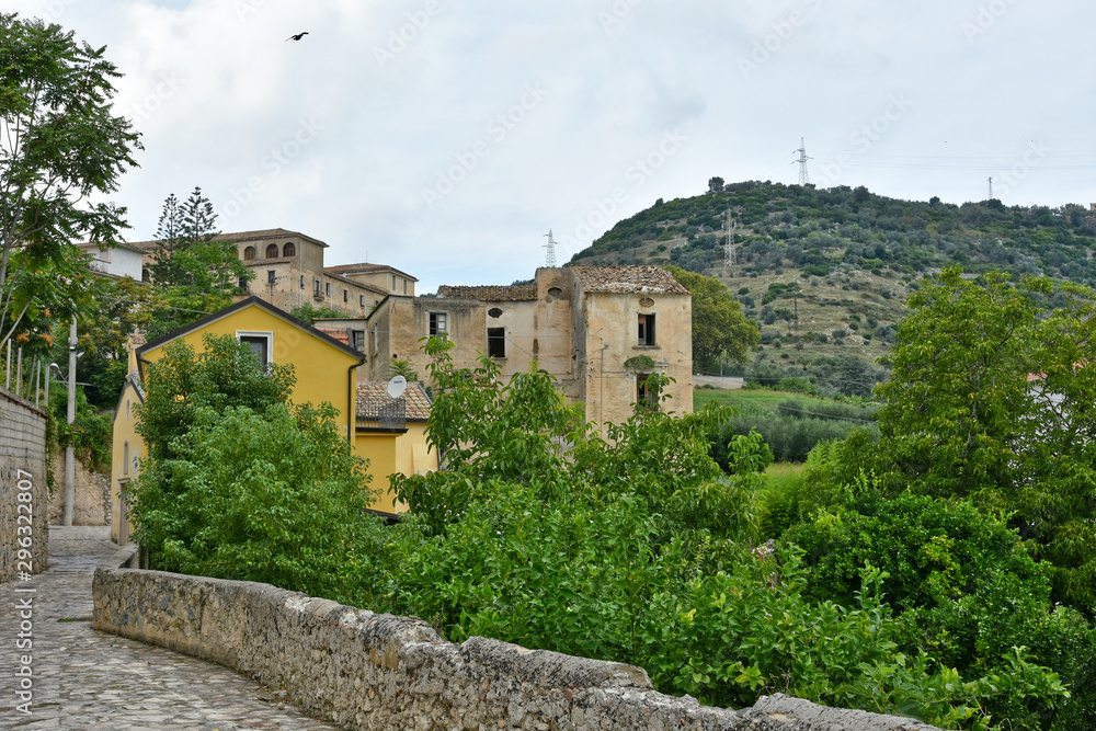 Province of Salerno, Italy, 09/01/2019. A tourist trip to the rural towns of southern Italy.