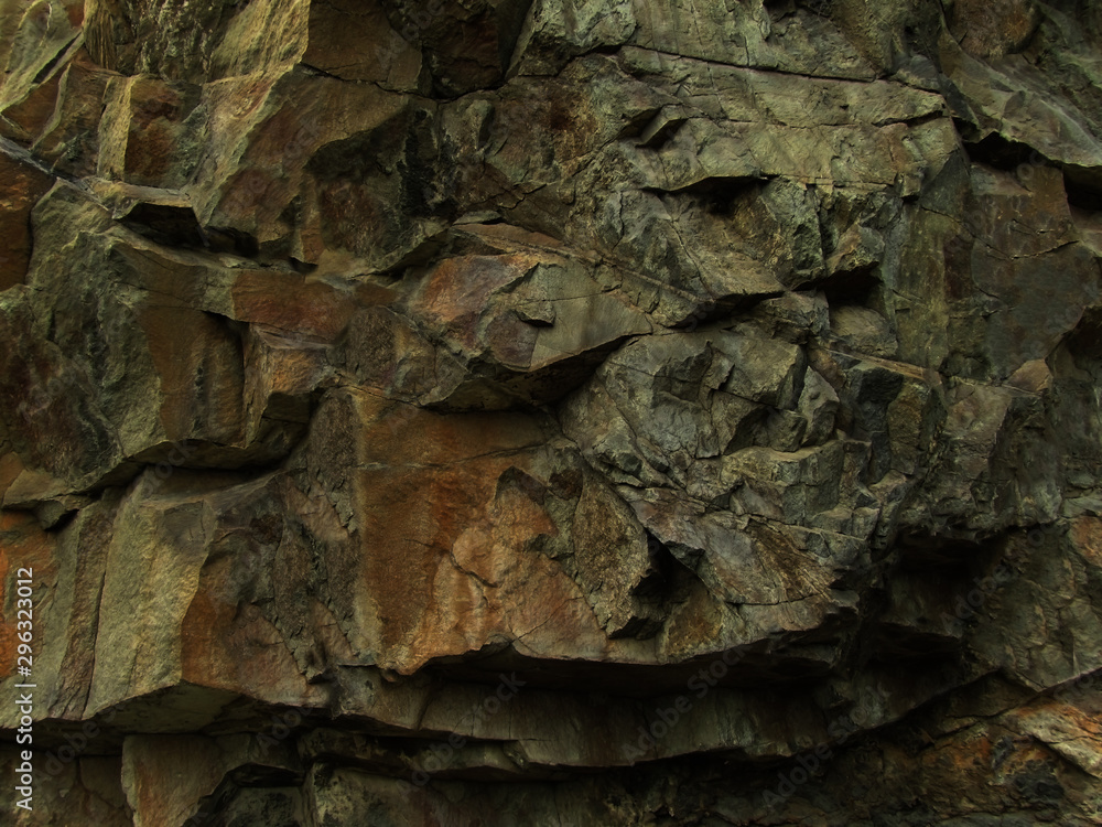 Rock background. Scenic view of the mountains close-up. Grunge red stone background. Rock formation texture. Mountain close-up. Rock background. Scenic view of the mountains close-up. Grunge red stone background. Rock formation texture. Mountain close-up.