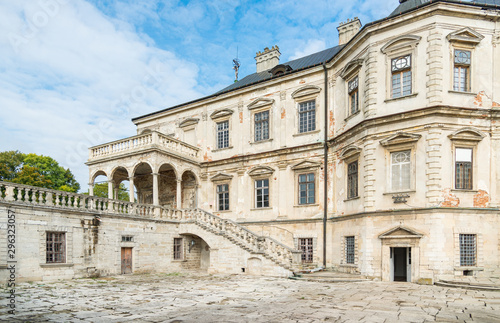 Renaissance castle in Pidgortsy village, western Ukraine