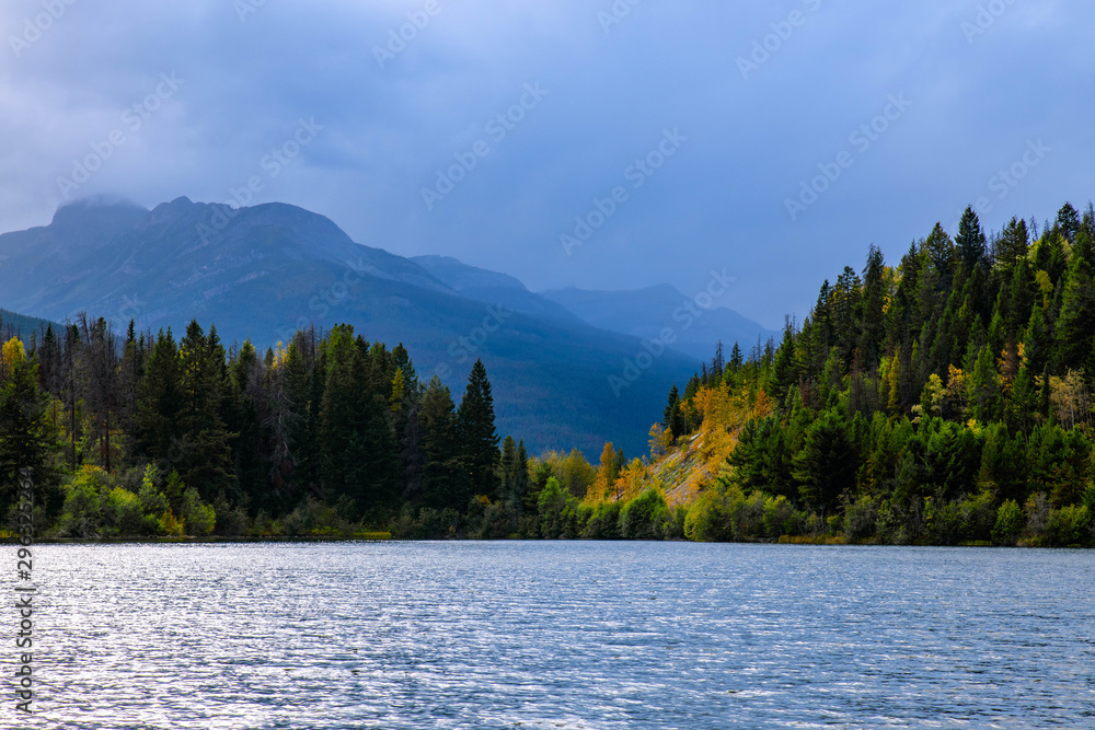 lake in mountains - alberta