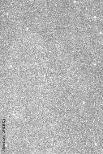 Gray silver glitter for texture or background. Silver Seamless glitter sparkle pattern texture