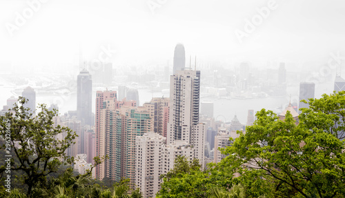 Landscape Victoria peak highest can see view of the victoria Habour