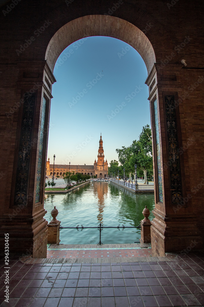 Fototapeta premium Sevilla, Plaza de Espana
