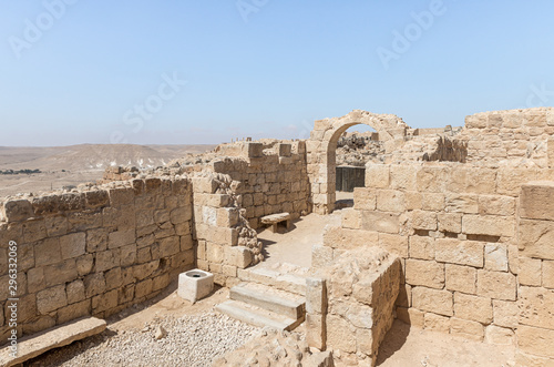 Ruins  of the Nabataean city of Avdat  located on the incense road in the Judean desert in Israel. It is included in the UNESCO World Heritage List.