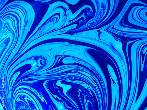 Obraz na płótnie abstract background blue paint palette texture w salonie