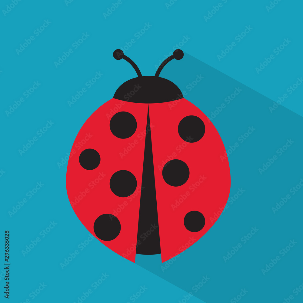 cute ladybug icon - vector illustration cute ladybug icon - vector illustration