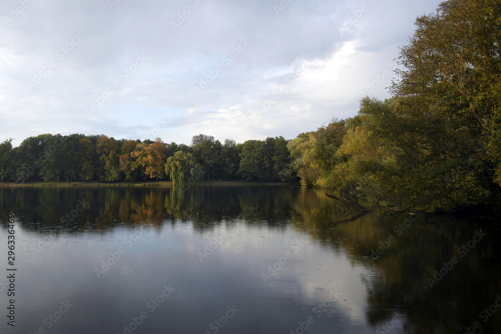 Obraz premium abendstimmung am see