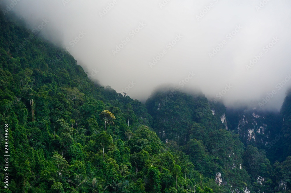 Beautiful mountain and clouds touched. Nature background Beautiful mountain and clouds touched. Nature background