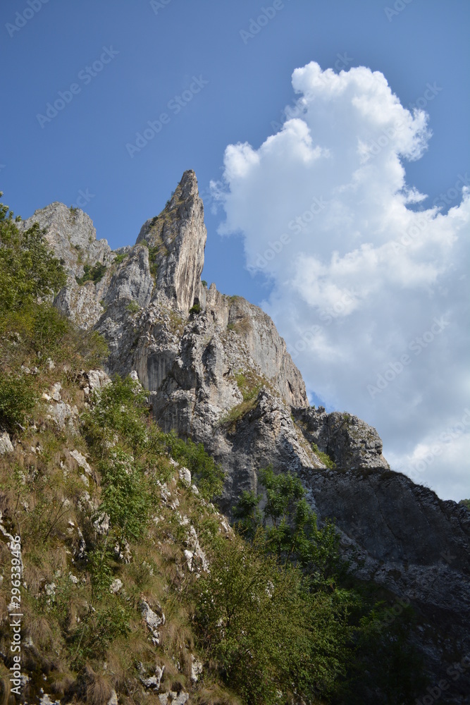 view of mountains romania turda