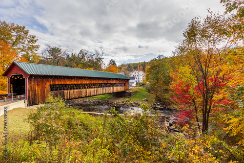 Принти на полотні Ware-Hardwick covered bridge, MA