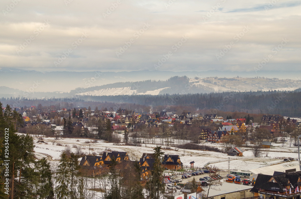 Obraz premium Ski Resort. Tatra Mountains. Poland, Podhale, Bialka Tatrzanska