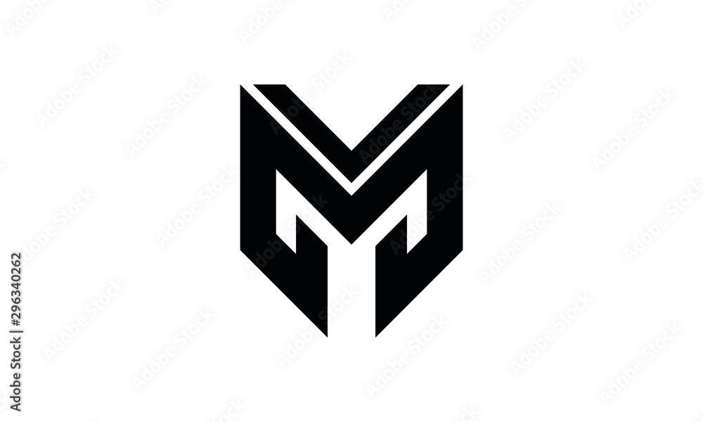 Abstract GM vector Abstract GM vector