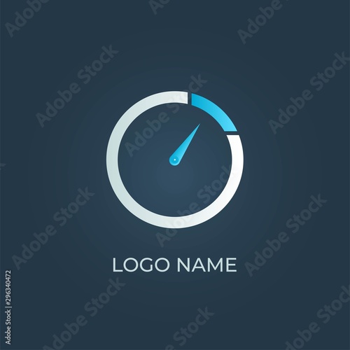 Letter "O" clock isolated. Alphabet vector 