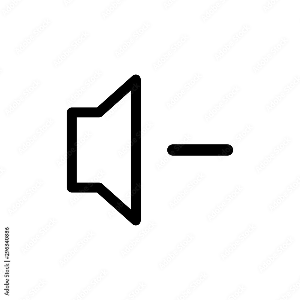 speaker icon trendy flat design speaker icon trendy flat design