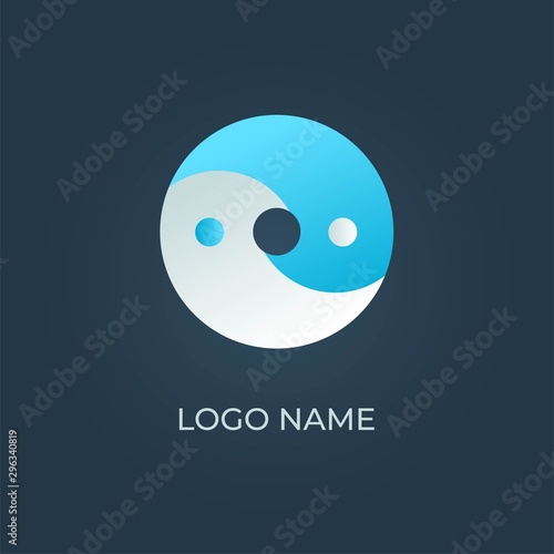 Letter "O" logo alphabet. Isolated vector