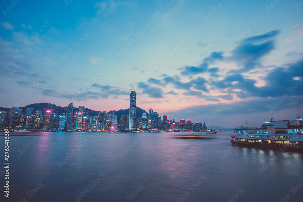 Hong Kong Victoria Harbor landscape