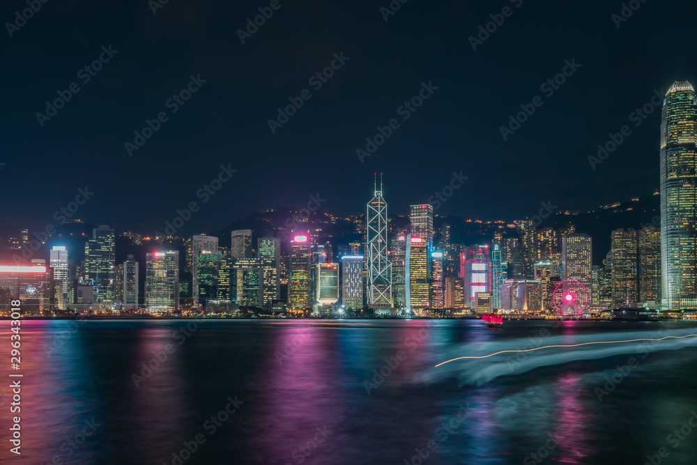 Obraz premium Hong Kong Victoria Harbor landscape