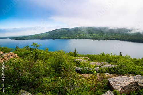 View of Eagle Lake in Acadia National Park, Maine