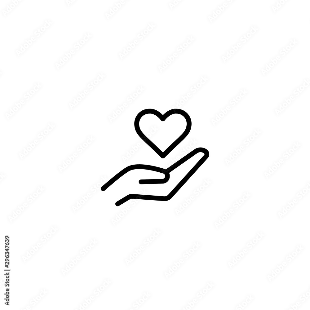 Hand Giving Love Symbol. Healthcare Hand holding heart shape, vector icon. Charity and donation symbol, logo illustration. Vector graphics. Hand Giving Love Symbol. Healthcare Hand holding heart shape, vector icon. Charity and donation symbol, logo illustration. Vector graphics.