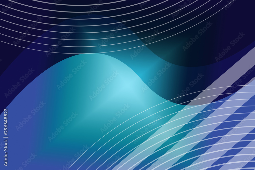 Naklejka premium abstract, blue, design, wave, illustration, light, digital, curve, wallpaper, pattern, lines, technology, texture, line, waves, graphic, backdrop, art, color, white, motion, business, computer, flow