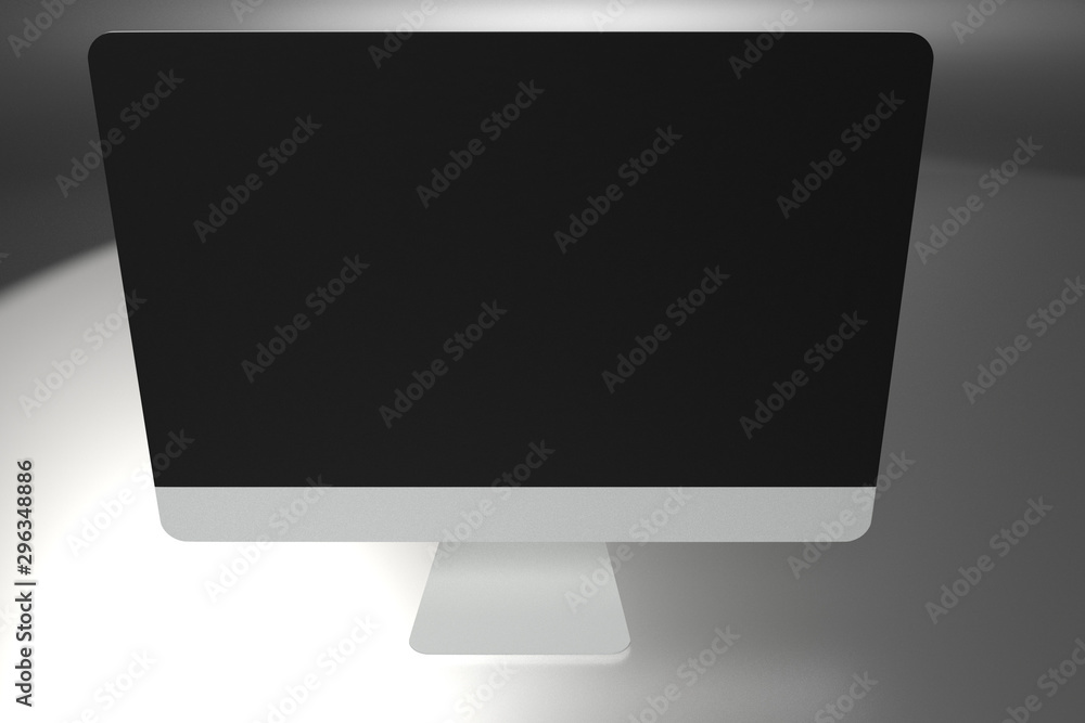 Modern Desktop Computer. 3D Model High Resolution Render of a modern pc. Modern Desktop Computer. 3D Model High Resolution Render of a modern pc.