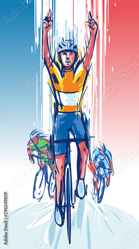 cyclist vector