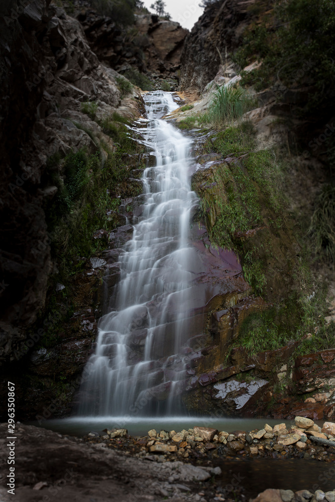 Obraz premium Small waterfall in central Chile