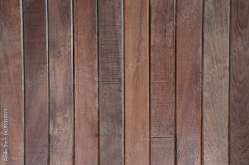 Close up Wooden floor, shades of brown tones From random