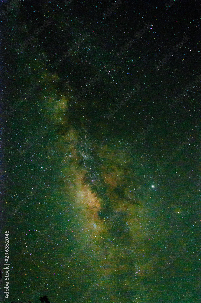 Fototapeta premium The path to the stars Milky way stars